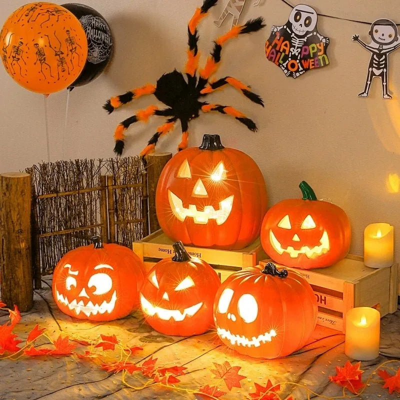 Halloween Pumpkin Lantern Plastic Halloween Decoration