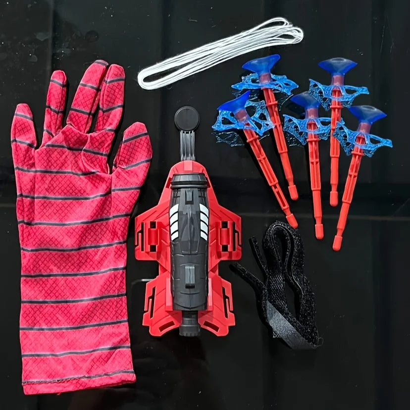 Spider Web Launcher Gloves – Interactive Roleplay Toy for Kids & Adults