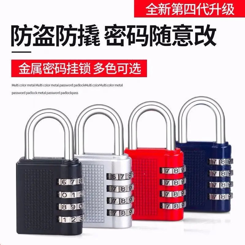Waterproof Outdoor Metal 4-Digit Combination Padlock Security Code Lock for Luggage Home Cabinet And Drawer