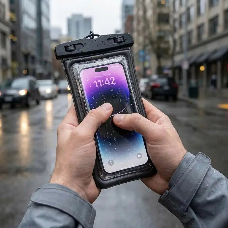 Universal Waterproof Phone Pouch with Lanyard