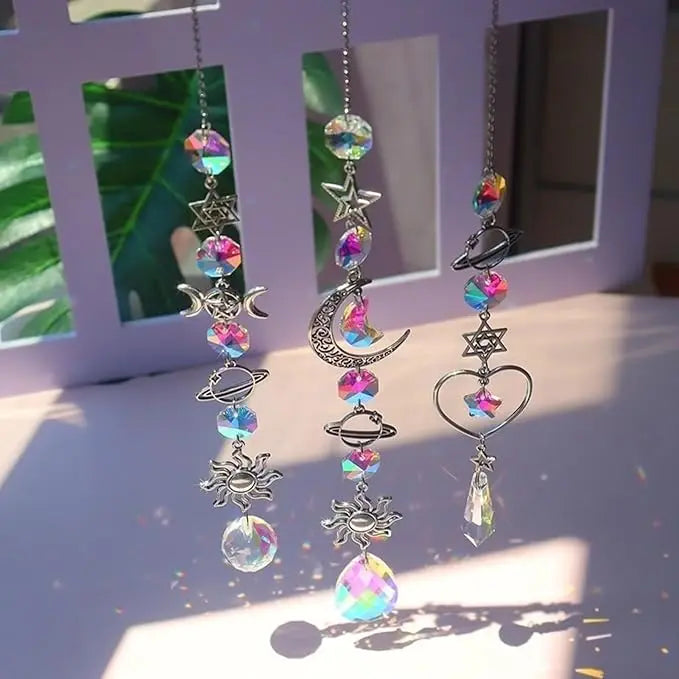 Crystal Wind Chime – Rainbow Suncatcher Hanging Home Decor