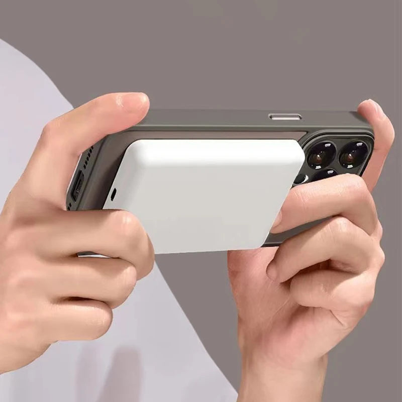 Magnetic Matte Phone Case with Shockproof Armor Design