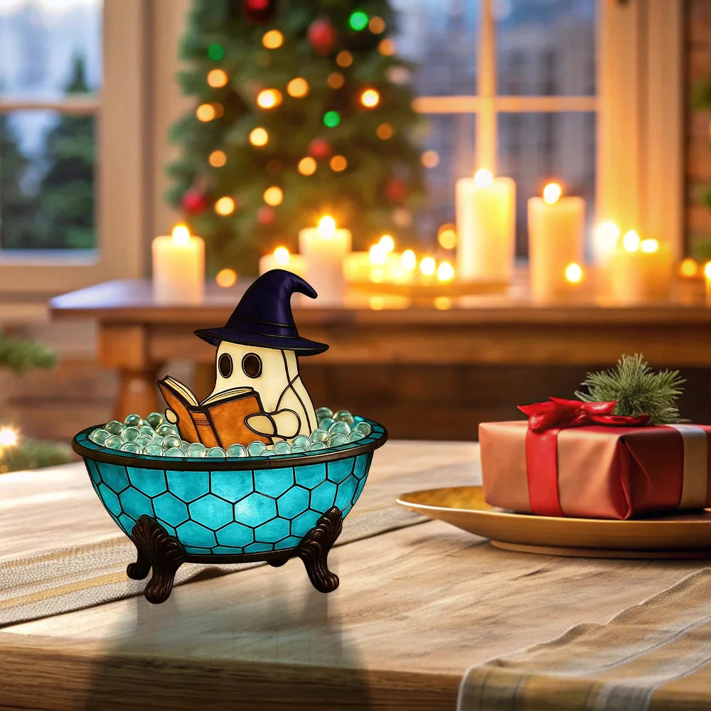 Halloween Ghost Table Lamp – Reading Night Light Decor