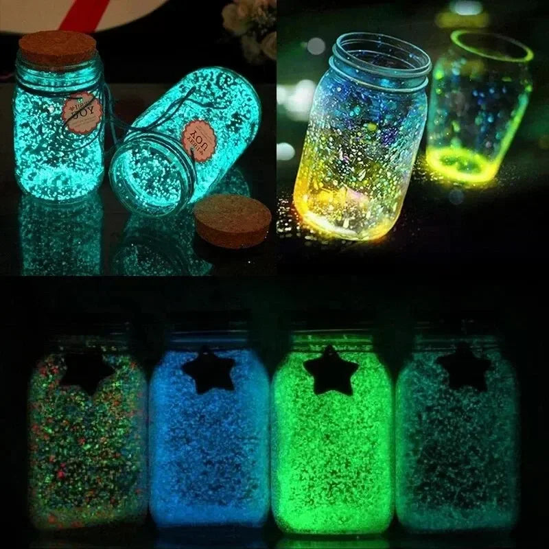 Glow in the Dark Pebbles – 1000pcs Garden & Aquarium Decor