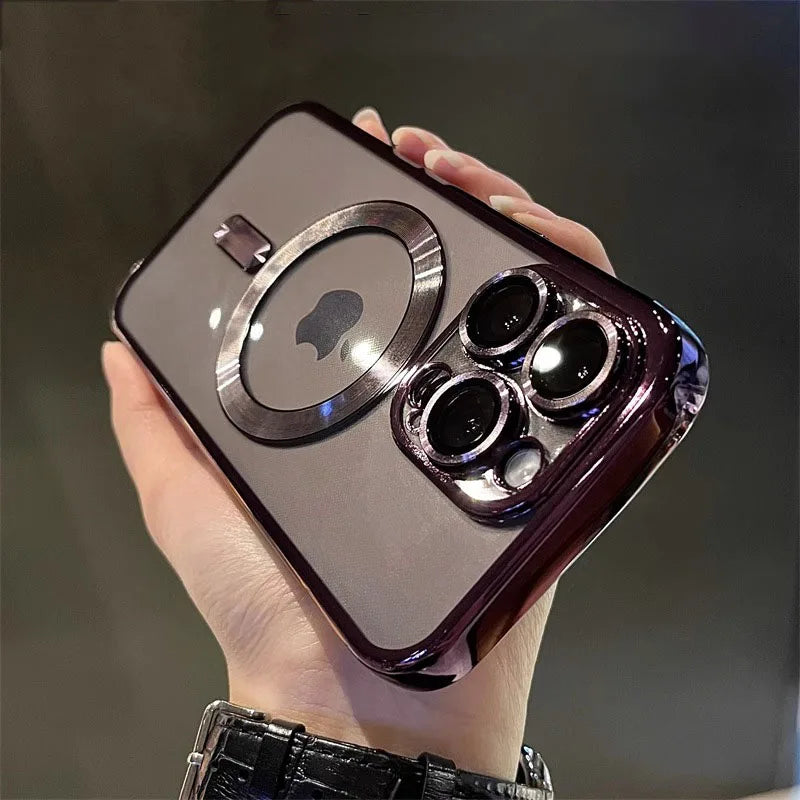 Magnetic Clear Phone Case for Wireless Charging