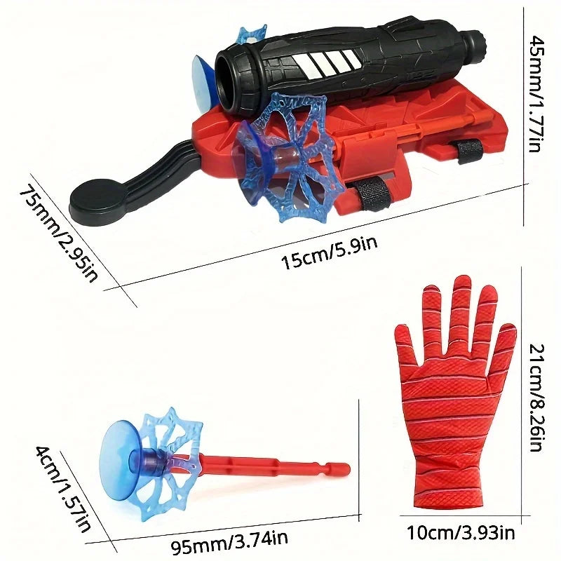 Spider Web Launcher Gloves – Interactive Roleplay Toy for Kids & Adults