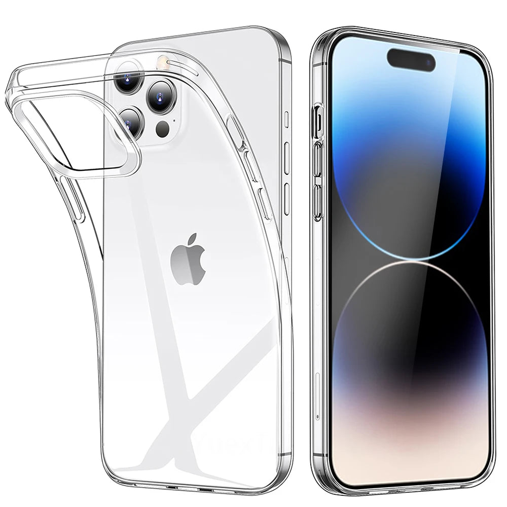 Clear Phone Case Transparent Slim Protective Cover