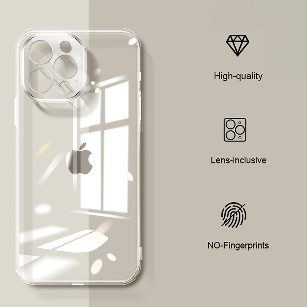Ultra Thin Clear TPU Phone Case with Shockproof Protection