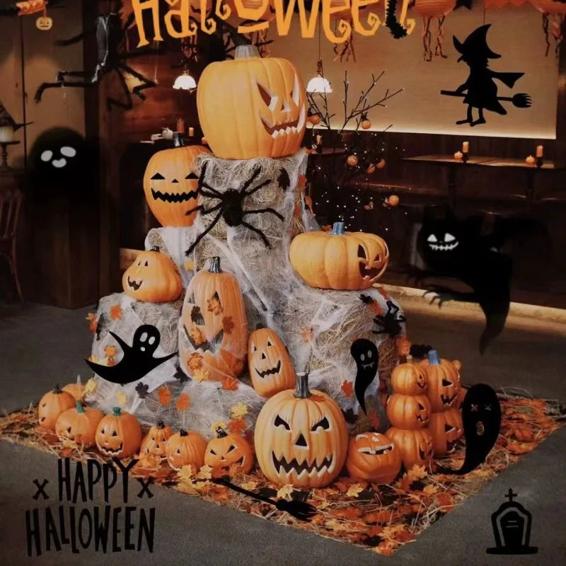Halloween Pumpkin Lantern Plastic Halloween Decoration