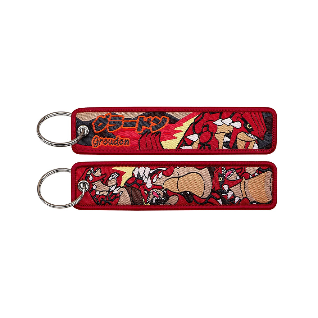 Anime Keychain – Embroidered Key Holder for Backpack & Car