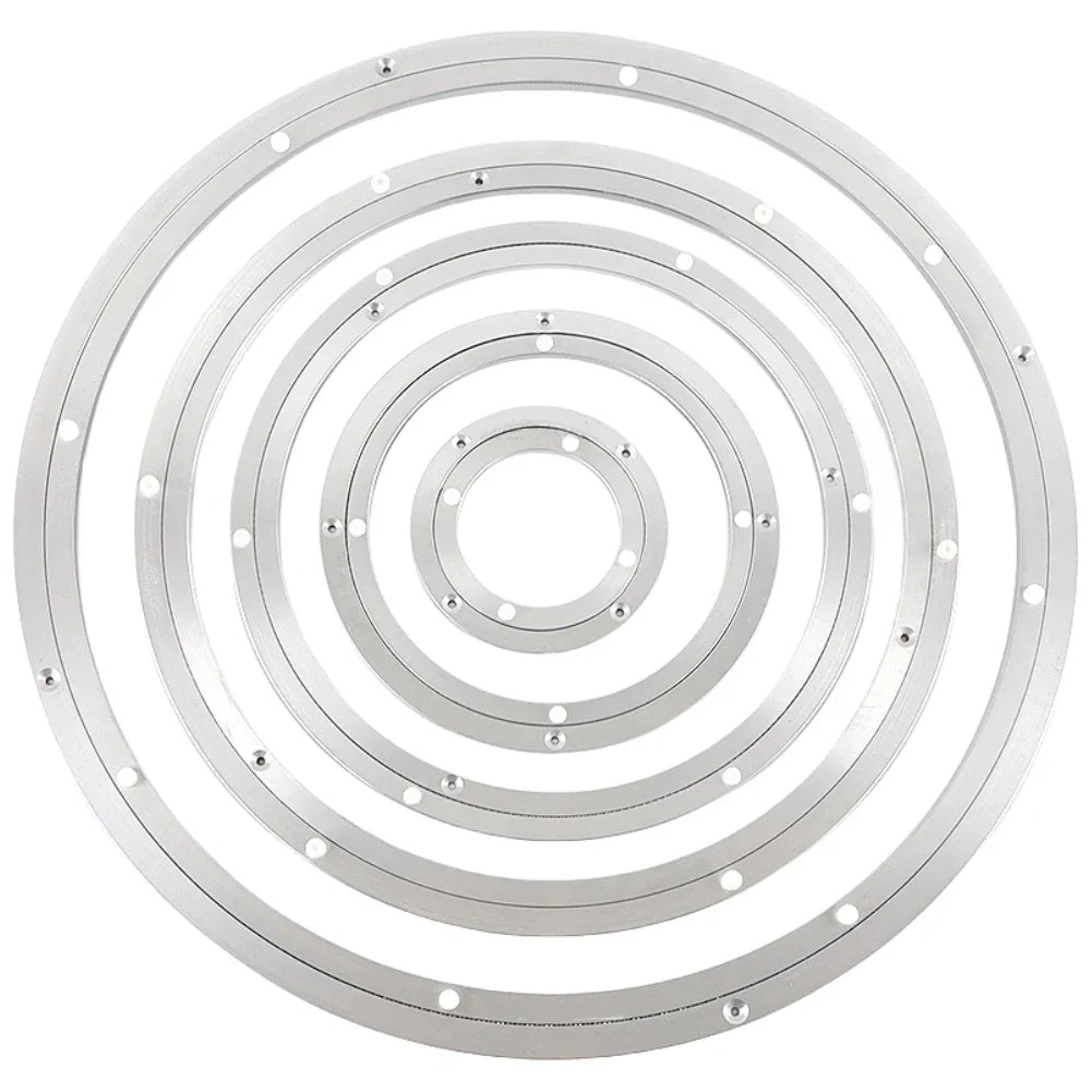 1pc Rotating Bearing Turntable Lazy Susan Base 5in-16inch Round Rotating Bearing Plate Heavy Duty Ball Bearing Kitchen Hardware