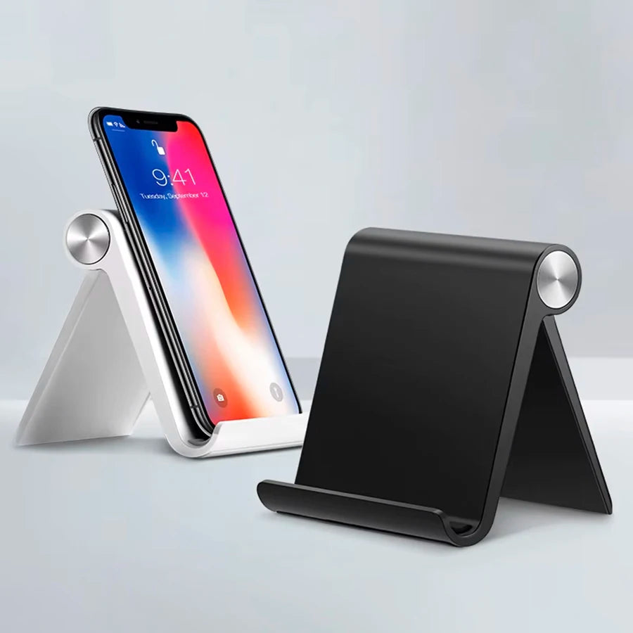 Adjustable Phone Holder Stand, Portable Foldable Desktop Cradle