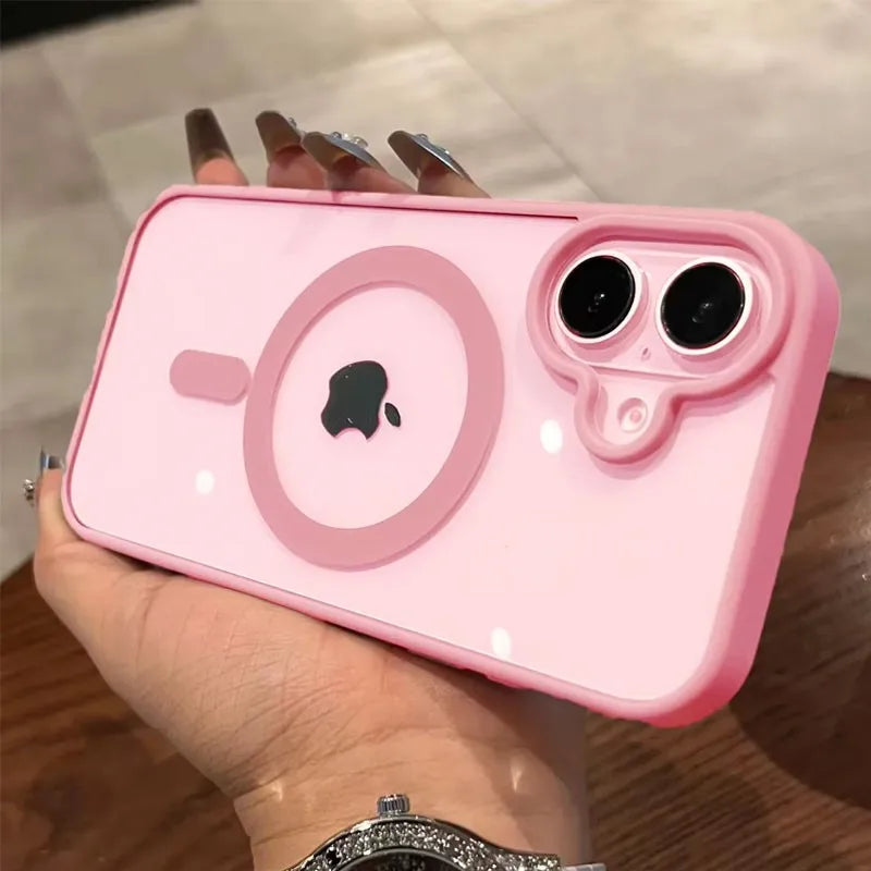 Magnetic Clear Phone Case for Wireless Charging