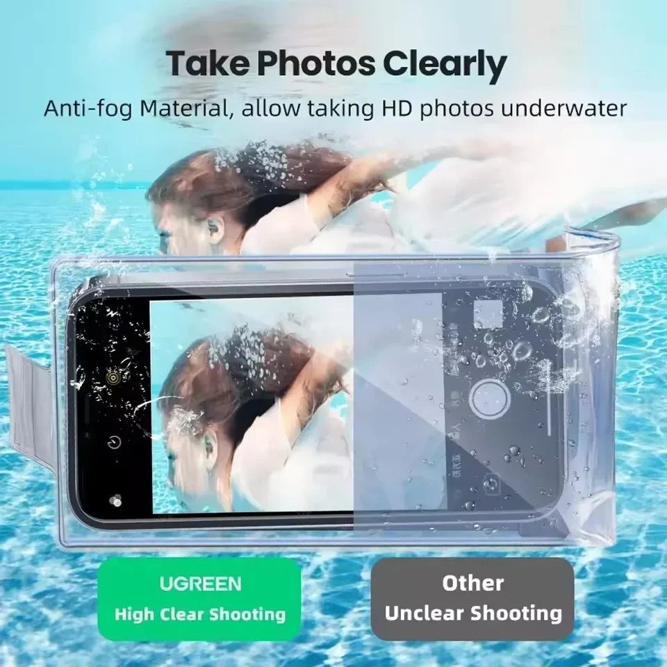 Waterproof Phone Pouch Transparent Underwater Phone Bag