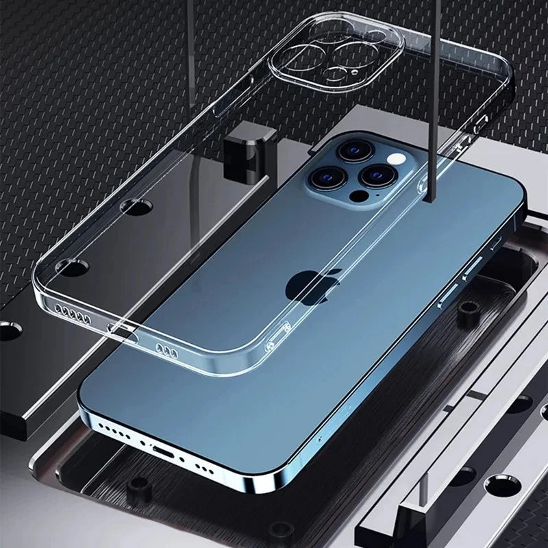 Clear TPU Silicone Phone Case with Anti-Fingerprint Design