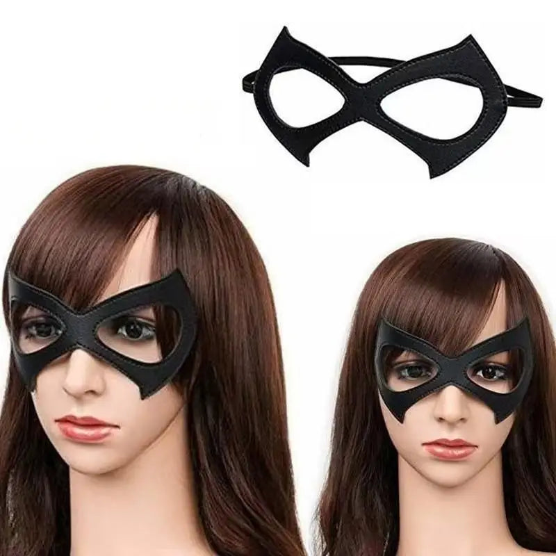 Cat Mask Adjustable Leather Cosplay Halloween Costume