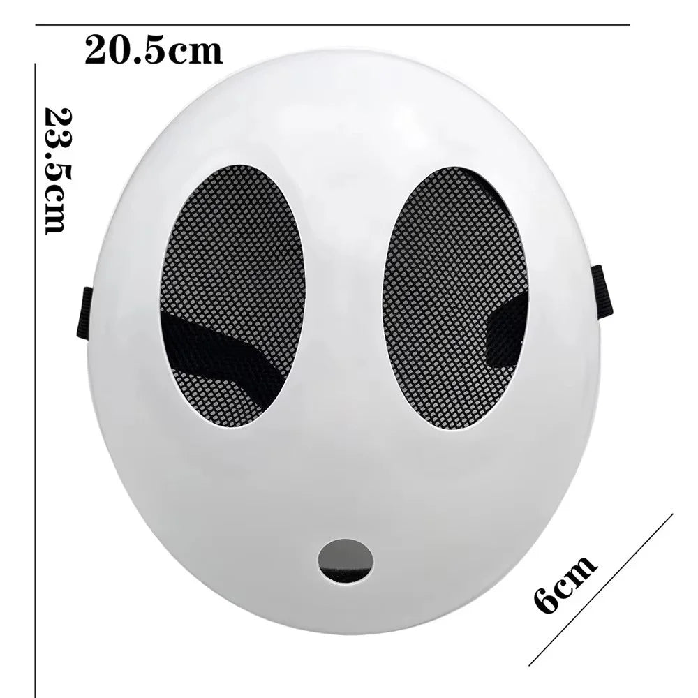 Shy Guy Cosplay Mask – Funny PVC Halloween Costume