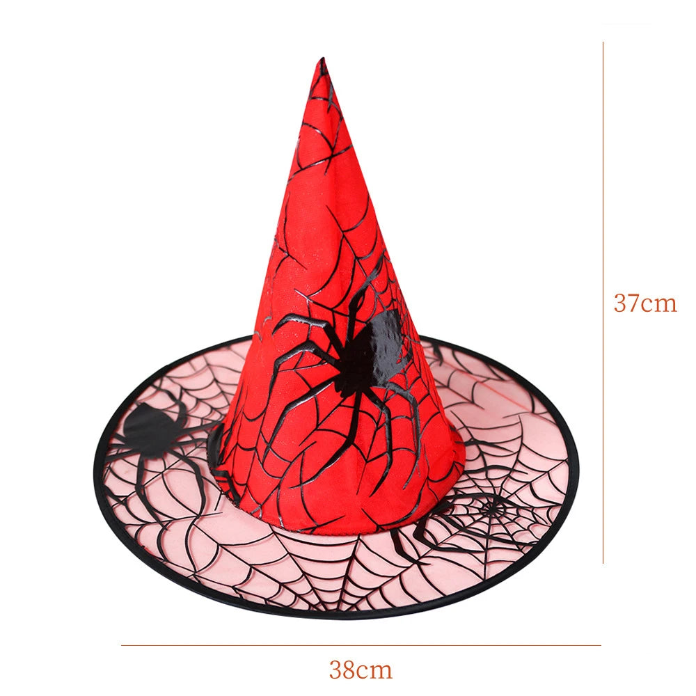Witch Hat Halloween Decoration – Mesh Costume Party Hat