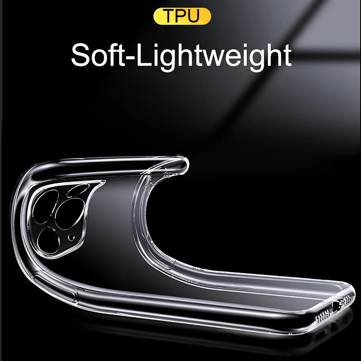 Ultra Thin Clear TPU Phone Case with Shockproof Protection