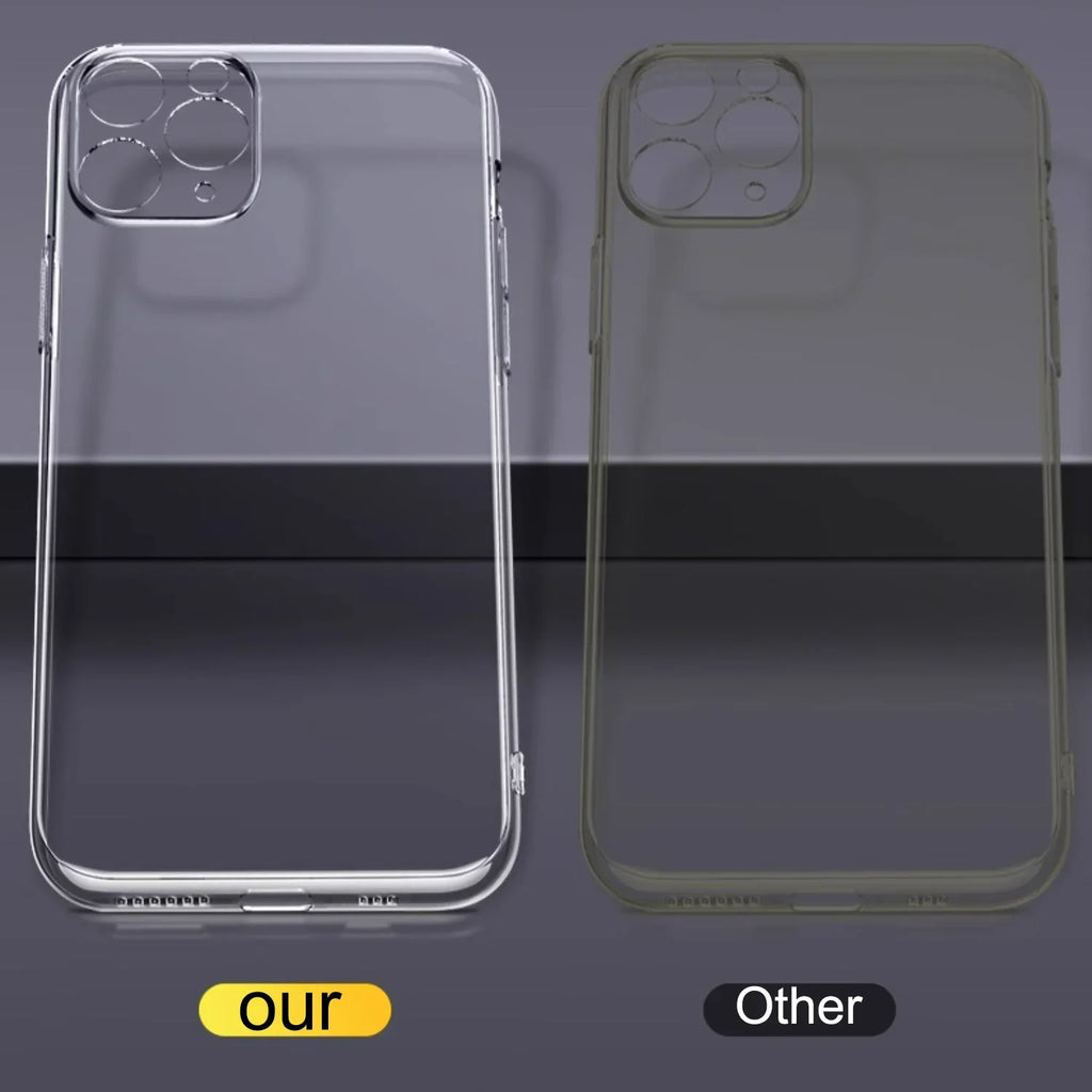 Ultra Thin Clear TPU Phone Case with Shockproof Protection